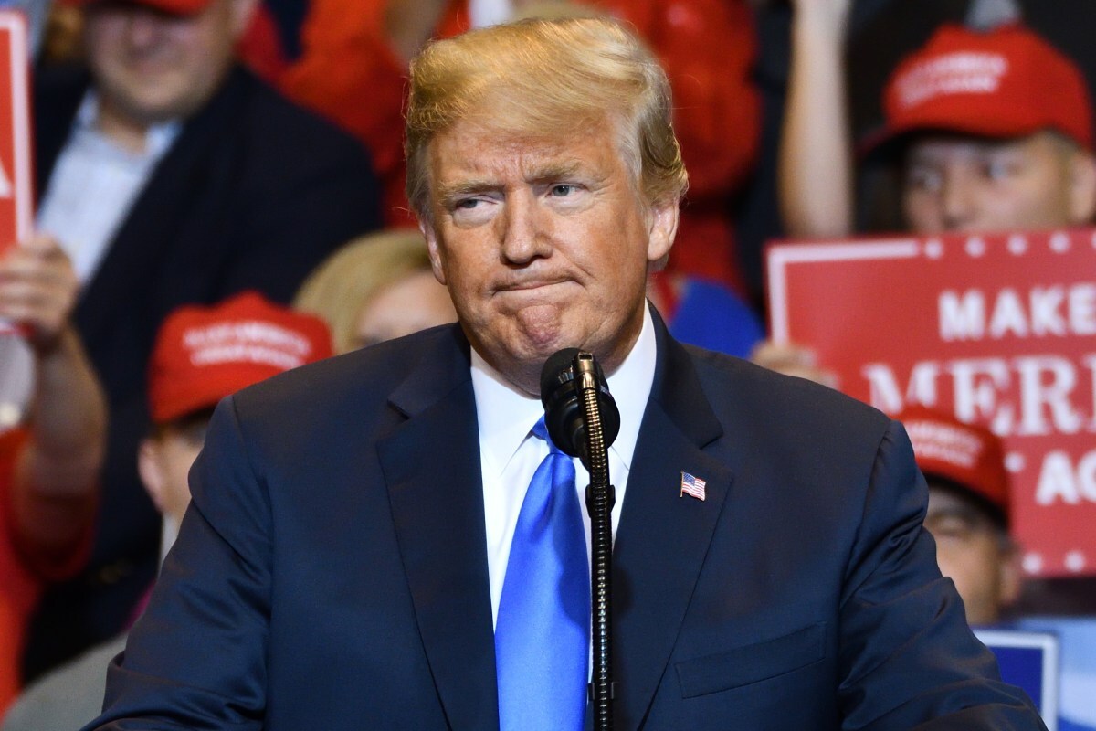 Trump down