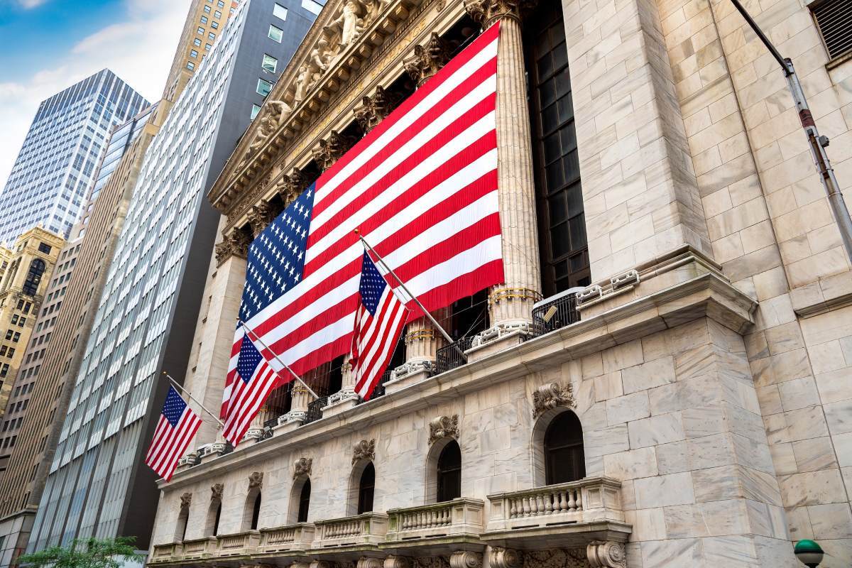 US flag Stock Exchange
