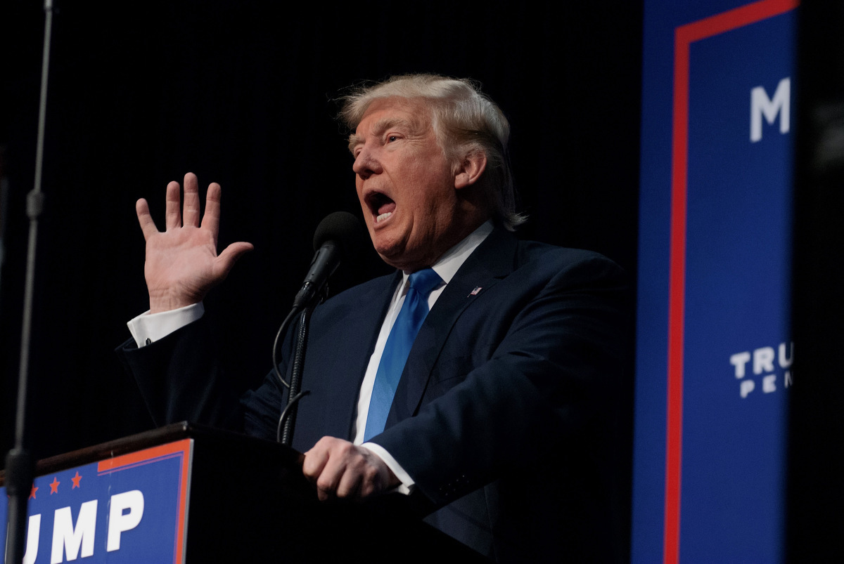 Shouting Donald