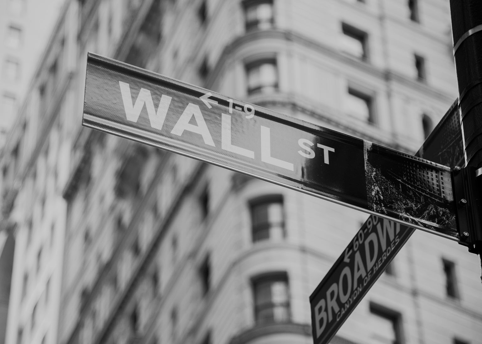 Wall Street sign