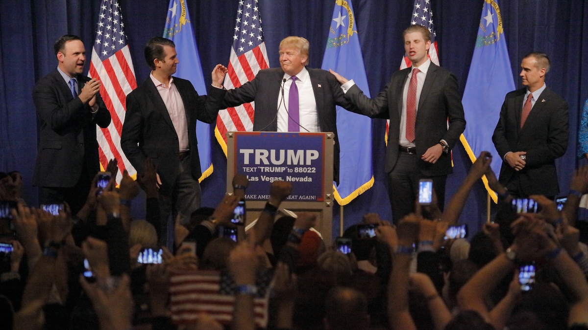 Donald Trump and sons